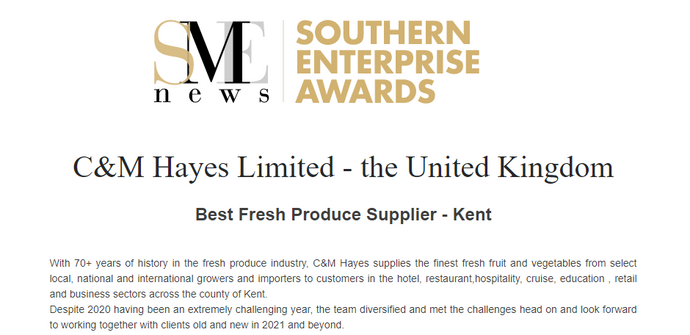 SME News: South Enterprise Awards